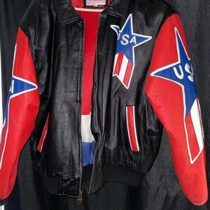 Men’s vintage leather jacket